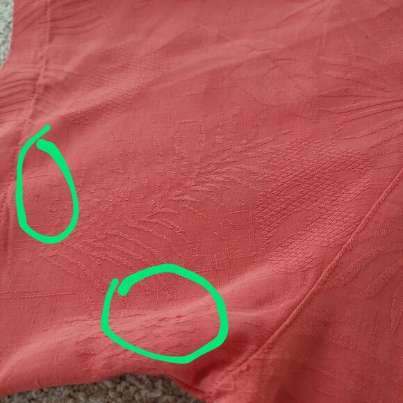 Joe Marlin Men Hawaiian Shirt Size XXL Coral Short Sleeve Tropical Resort Wear - Picture 7 of 9